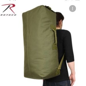 ROTHCO G.I. TYPE ENHANCED DOUBLE STRAP DUFFLE BAG